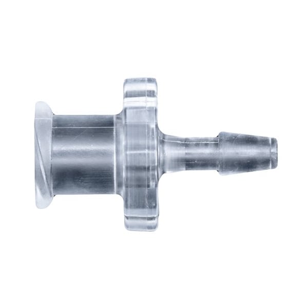 Cole Parmer Luer to Hose Barb Fitting, Straight Adapter, CrystalVu, Cleanroom, Female Luerx3/32in ID; 10PK LF-1.5CVU-QC - main